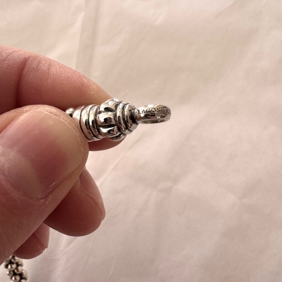 LAGOS Bold Signature Caviar Rope Sterling Silver Bracelet - Picture 5 of 7